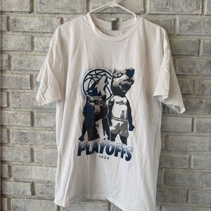 Gildan White Wolves Playoffs 2024 Kids T-Shirt